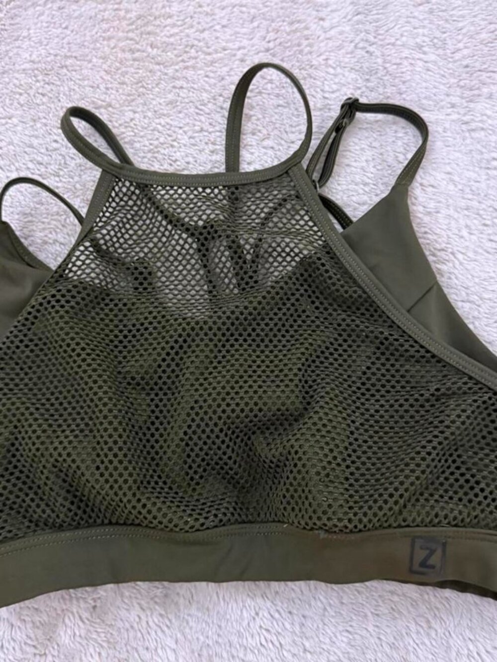Women's Green Bra